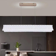 LED Chandelier with Remote Control, Suspended TAMY 160W, Linear, Cold/Warm/Neutral light, Gold, Adjustable Height