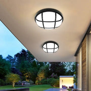 LED Outdoor Wall Light AX311/162BK, Diameter 16cm, 12W, IP65, Warm Light