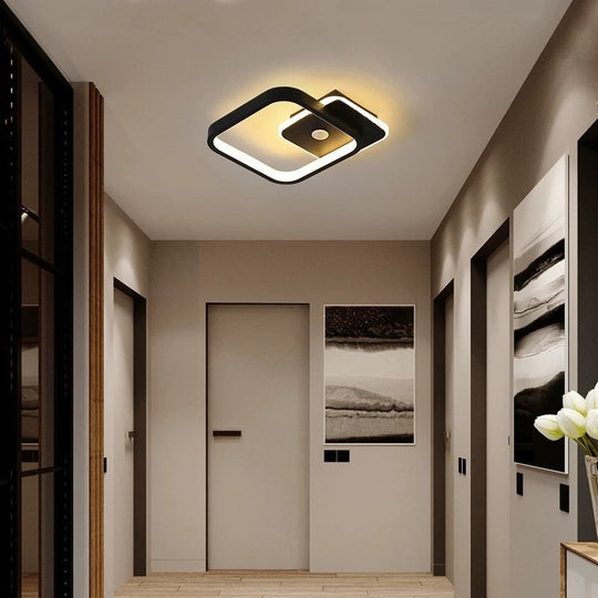 LED Chandelier with Motion Sensor PS510BK, 15W, Cold/Warm/Neutral light 3000K/4000K/6000K, Metal and Acrylic LED Chandeliers Default Title Alessandro Design