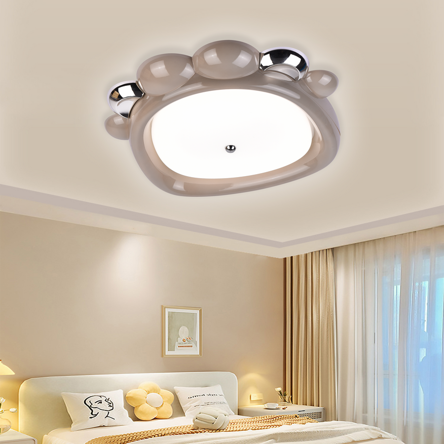 Sofia LED Chandelier, Green Acrylic, Moon and Star Shape, 3000K/4000K/6000K