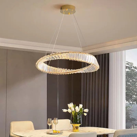 Luigi Crystal Chandelier Gold