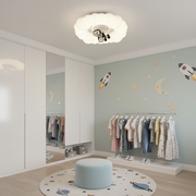LED chandelier CONSTELATION 49W, Diameter 49cm, Cold/Warm/Neutral light, White Blue