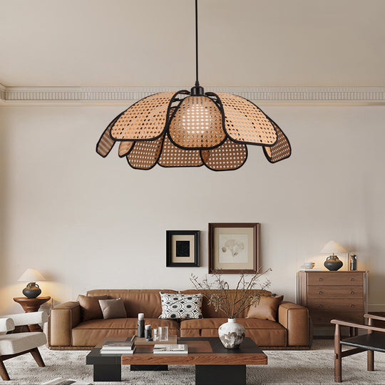 Rustic Hanging Chandelier, 1x E27, Vintage Chandelier String Default Title Alessandro Design
