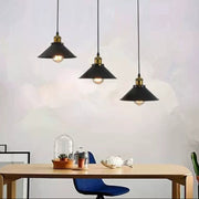 Rope Chandelier, 2*E27, Brown, Metal and Rope