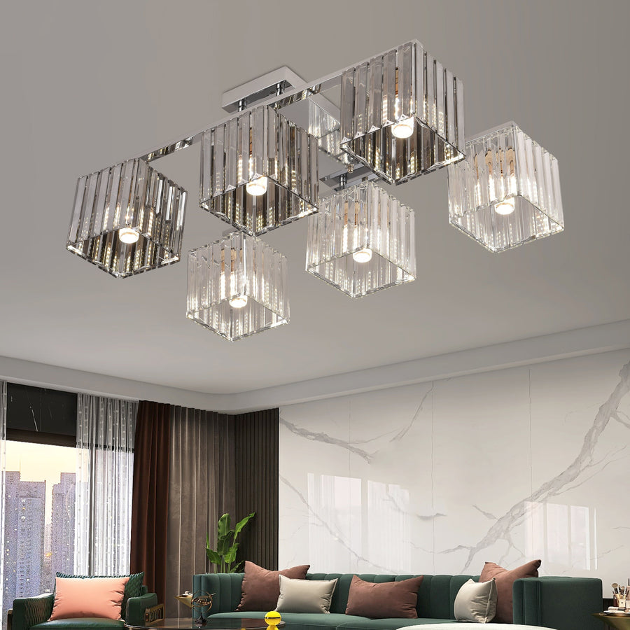 Georgian Chandelier 1x E27 Black