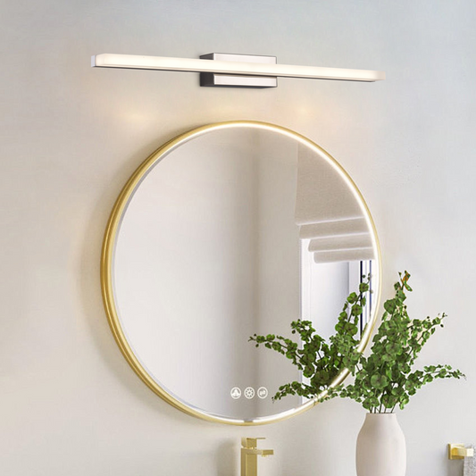 Aplica LED de Baie, COMO, 12W, liniara, lumina Neutra, Negru