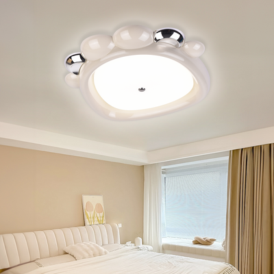 LED Chandelier 8057WH, 41W, White Acrylic, Light 3000K/4000K/6000K