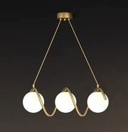 Lorenzo Chandelier, 3x G9, Gold