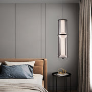 Suspended LED Chandelier with Remote Control 48W, LM511/2BK, Adjustable Height, Warm/Cold/Neutral Light, White, Metal