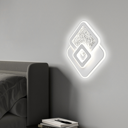 LED LED LED KOMPACIC quadrant, 36W, 3 squares, cold/hot/neutral light, white