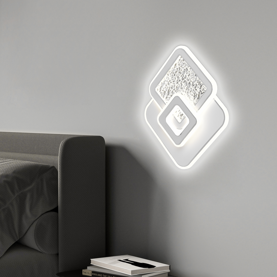 LED LED LED KOMPACIC quadrant, 36W, 3 squares, cold/hot/neutral light, white