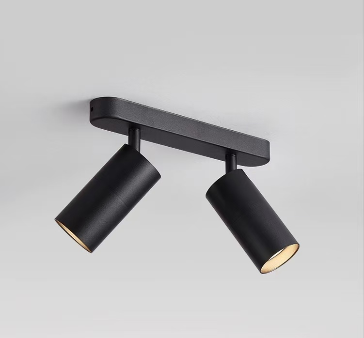 Joom Chandelier with Linear Projector 2XGU10 Black