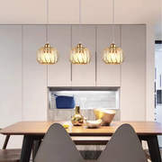 Monica Chandelier, 1 X E27, Black, Metal / Glass