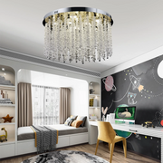Crystal LED Chandelier LLC215/400WH Round, 22W, Cold/Warm/Neutral Light, Crystal, Gold