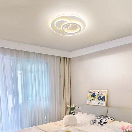 LED chandelier with Nolux Luminosa remote control, 120W, 3 circles, cold/hot/neutral light, unstable, white