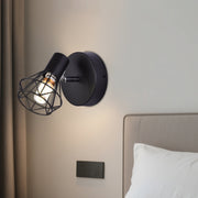 Chandelier with Lampshade, GRACIE, LC365/1BK, Diamond, 1XE14, Black, Metal