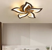 LED Chandelier LT660/5BK, 5 Elements, 55W, Light 3000/4000/6000K, Black, Adjustable Height