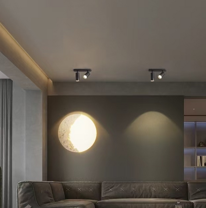 Joom Chandelier with Linear Projector 2XGU10 Black