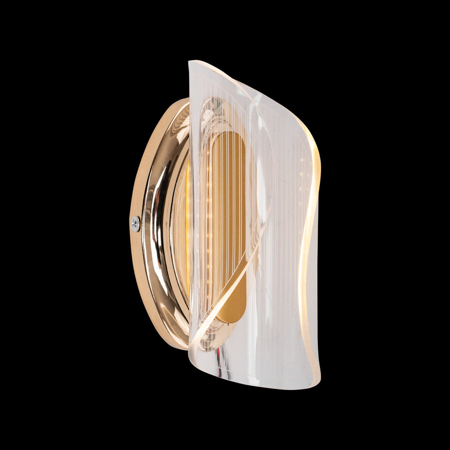 Aplică LED Leporis, 14W, 3000/4000/6000K, Metal, Auriu