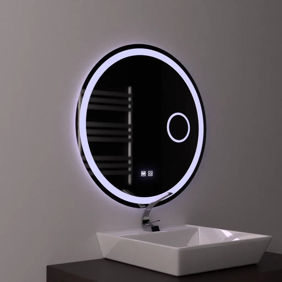 Mirror LED Round 60cm Touch Luxor Dimable Defrition System