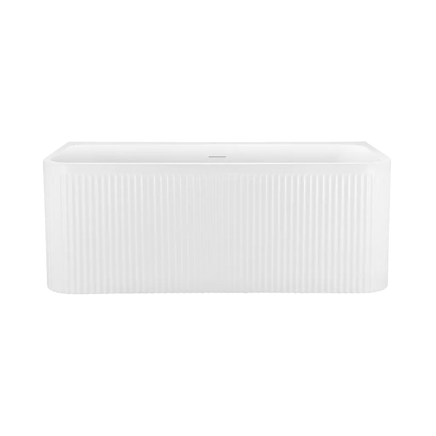 Freestanding Bathtub, Oval, Acrylic, White, 150×72×56 Cm