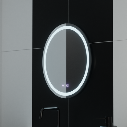 Round LED Mirror 50cm Lucea Touch Defog System