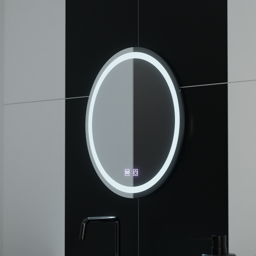 Round LED Mirror 50cm Lucea Touch Defog System