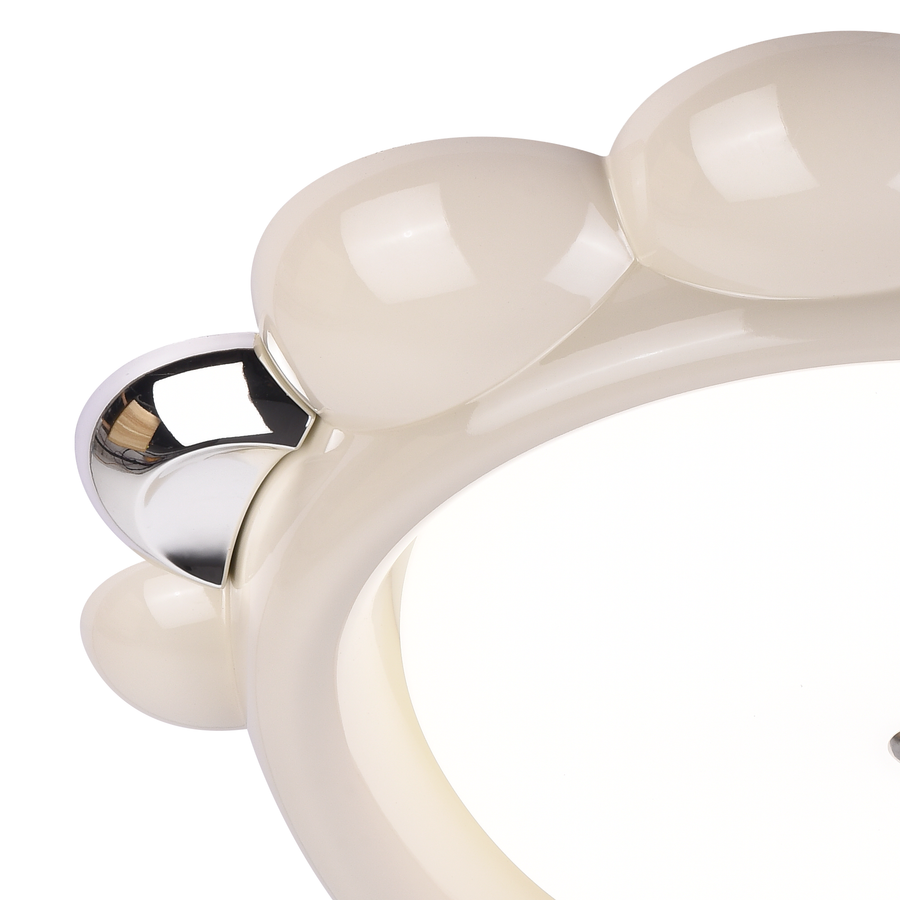 LED Chandelier 8057WH, 41W, White Acrylic, Light 3000K/4000K/6000K,