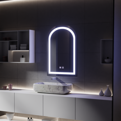 LED Touch mirror with Demist function, 80x50cm