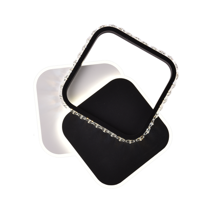 LED LED LED PRISMIQ, 34W, 3 squares, cold/hot/neutral light, black