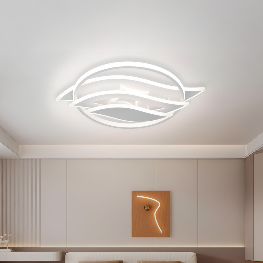 LED chandelier with remote control JARRIA 52W, Cold/Warm/Neutral/RGB light, Dimmable, White