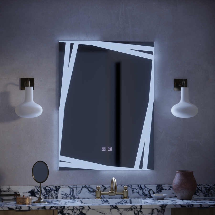 LED Touch Mirror Infinitum Defog System 60X80cm
