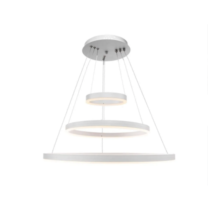 Serena LED chandelier, 190W, Dimmable, White