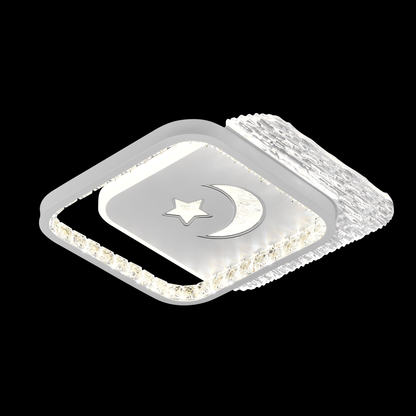 LED LED NYXORA QUADRO, 36W, 2 squares, cold/hot/neutral light, black