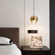 Suspended Chandelier LC866/1TN, 1XE27, Adjustable Height, Glass and Metal