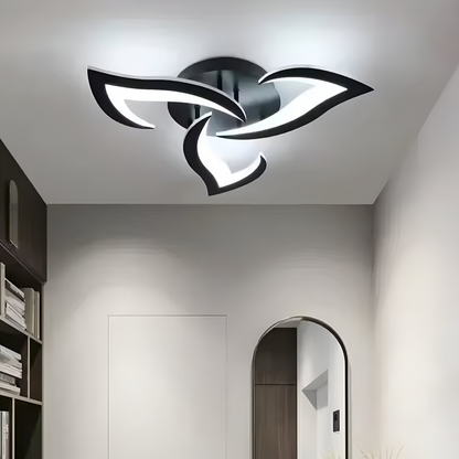 LED Chandelier LT660/3BK, 3 Elements, 32W, Light 3000/4000/6000K, Black, Adjustable Height