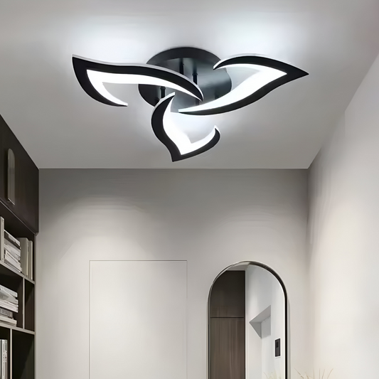 LED Chandelier LT660/3BK, 3 Elements, 32W, Light 3000/4000/6000K, Black, Adjustable Height