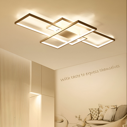 LED Chandelier with Remote Control Landyn 61W Dimmable White
