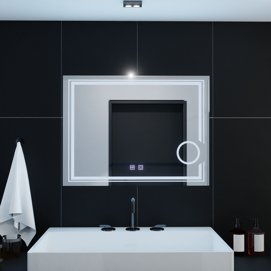 Mirror LED rectangular 80x60cm Magia Essenza Touch Dimable Defrition System