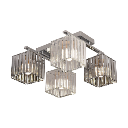 Georgian Chandelier 1x E27 Black