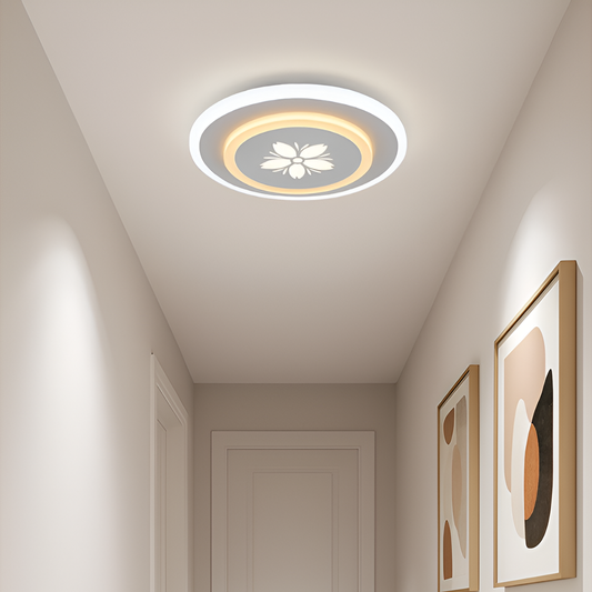 Guarella LED Chandelier, 30W, White, Acrylic, Cold/Warm/Neutral Light 