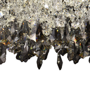 Crystal LED Chandelier LLC212/400BU Round, 22W, Cold/Warm/Neutral Light, Crystals, Shiny Chrome