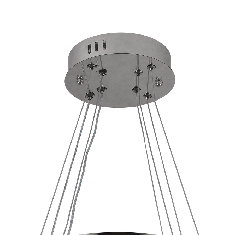 Crystal LED Chandelier with Remote Control Latifah 118W Silver
