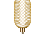 Suspended LED Chandelier LM551/4GD, 24W, Light 3000/4000/6000K, Gold, Adjustable Height