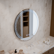 Rectangular LED mirror 70cm orhina touch system disabling