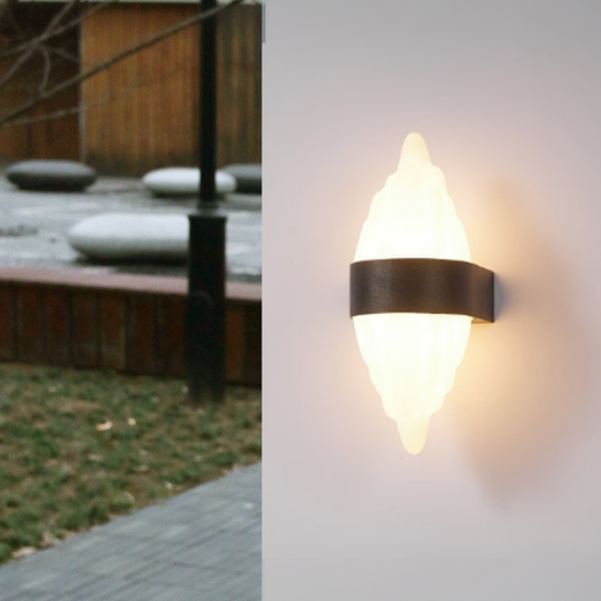 Outdoor LED wall light ICEBERG 10W Metal IP65 Black Outdoor wall lights Default Title Alessandro Design