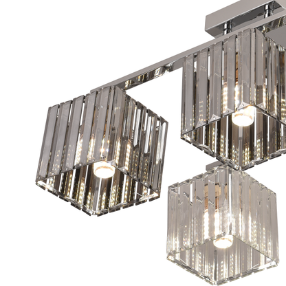 Georgian Chandelier 1x E27 Black