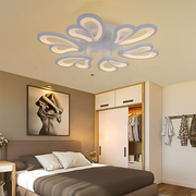 LED Chandelier with Remote Control BLOSSOM, 72W, 6 Petals, Cold/Warm/Neutral Light, Dimmable, White