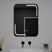 Mirror LED rectangular 60x80cm Touch Ulrich Defrosting System