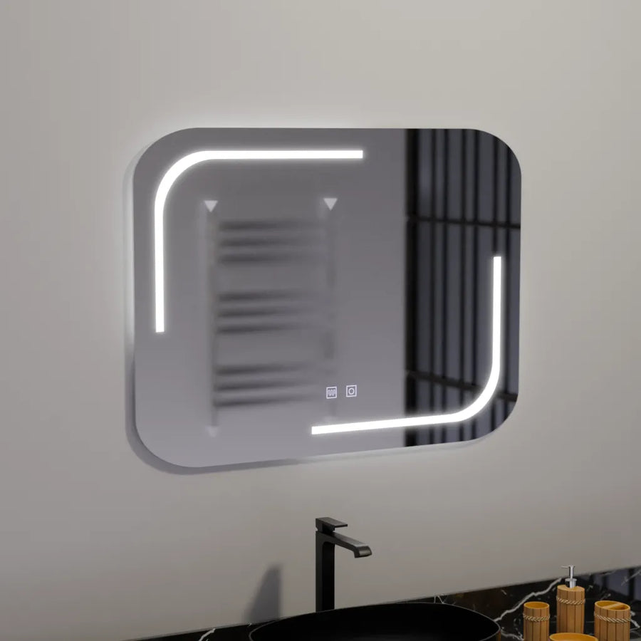Mirror LED rectangular 80x60cmtouch Retrica System Defrosting